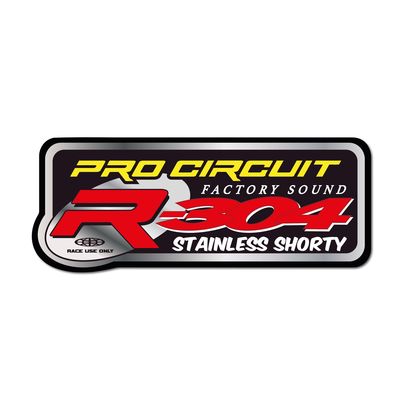 AUTOCOLLANT DE SILENCIEUX PRO CIRCUIT R304