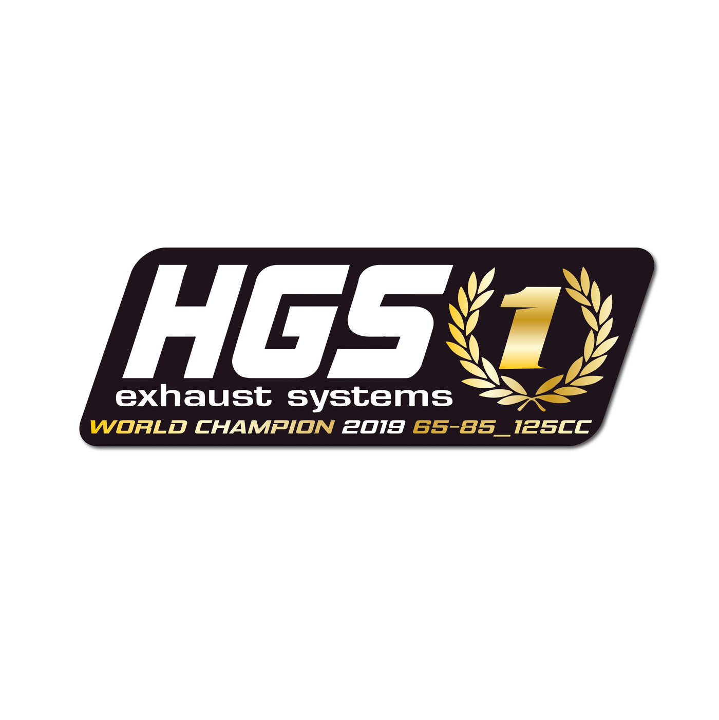 AUTOCOLLANT DE SILENCIEUX HGS #1