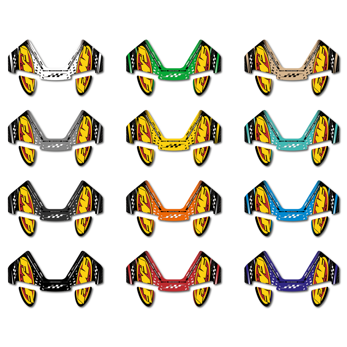 AUTOCOLLANT DE SILENCIEUX FMF 4T MODELE 1