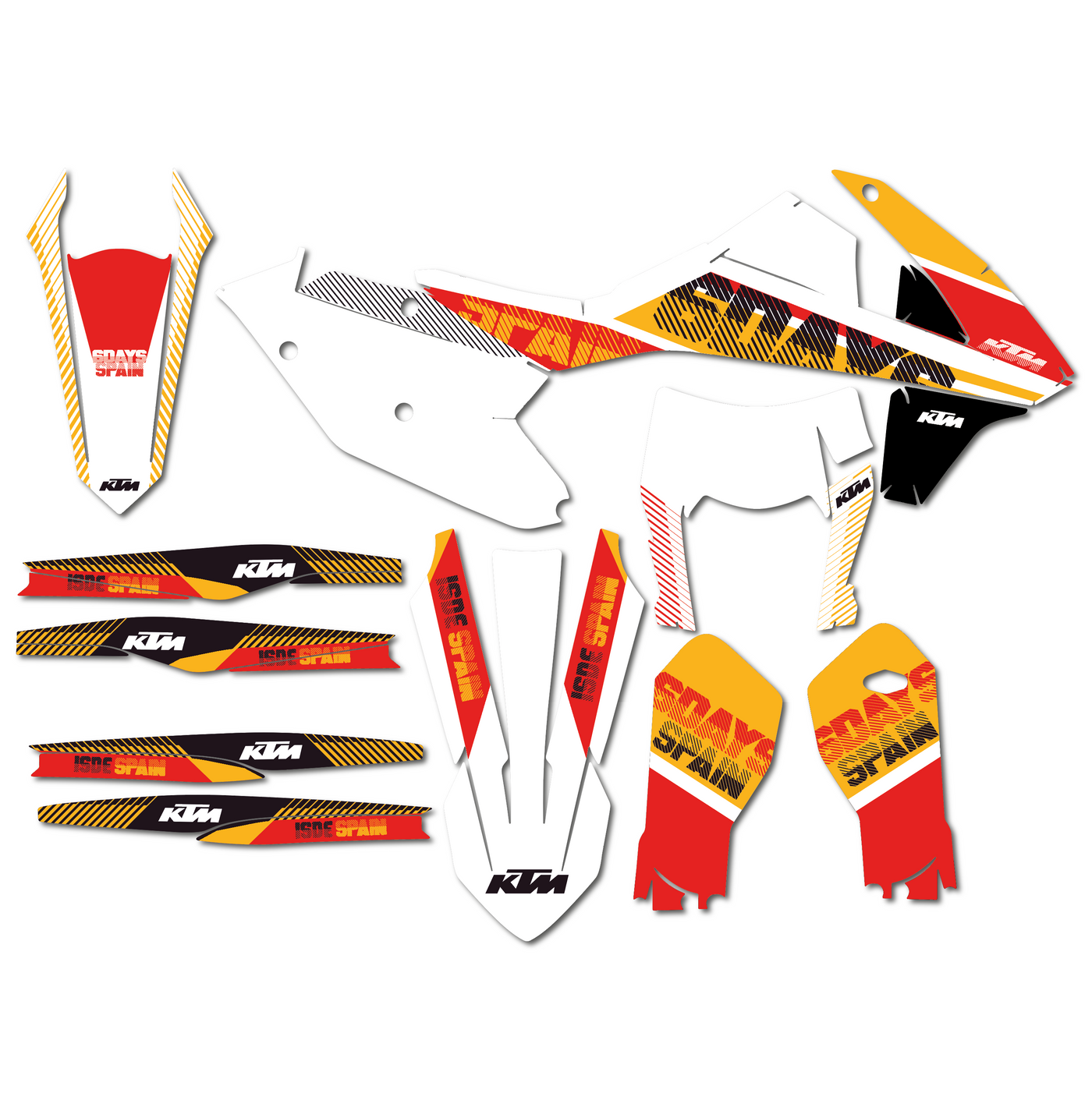KIT DECO ORIGINE KTM SIXDAYS
