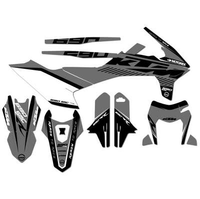 KIT DECO KTM 29 GRIS NOIR
