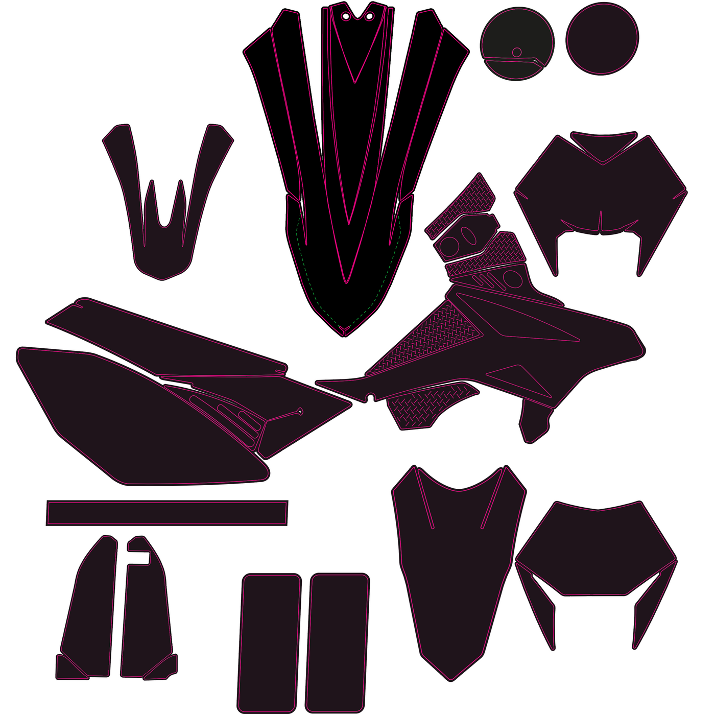 Template / Gabarit Beta Rr 50 2011-2020