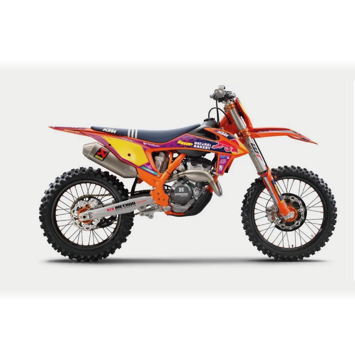 KIT DECO ORIGINE KTM TROY LEE DESIGNS EDITION PURPLE VIOLET