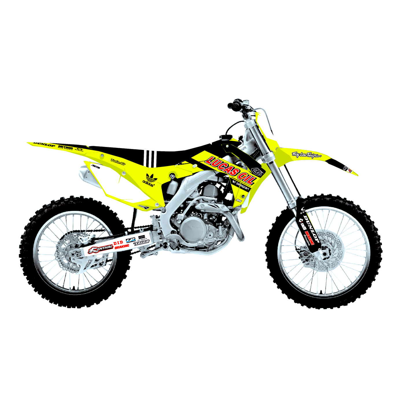 KIT DECO HONDA 11 LUCAS OIL FLUO