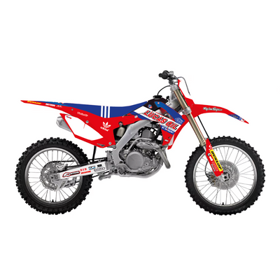 KIT DECO HONDA 12 LUCAS OIL RED BLUE