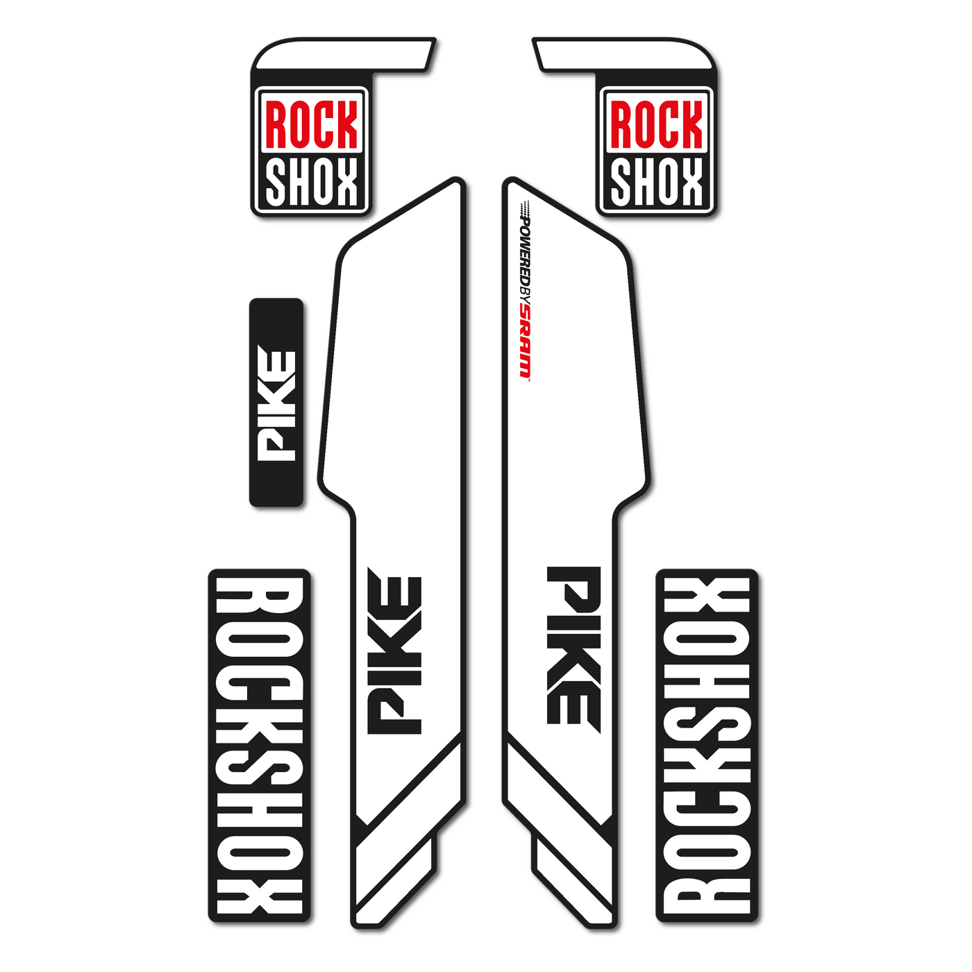AUTOCOLLANT FOURCHE ROCK SHOX PIKE 2014