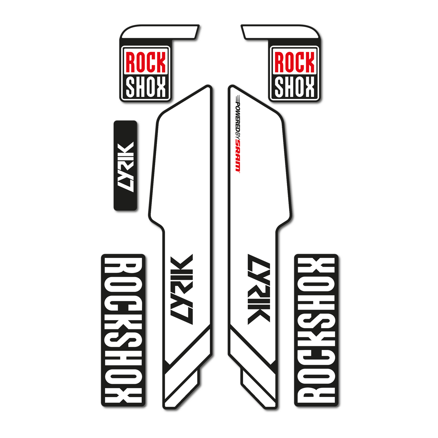 AUTOCOLLANT FOURCHE ROCK SHOX LYRIK 2015