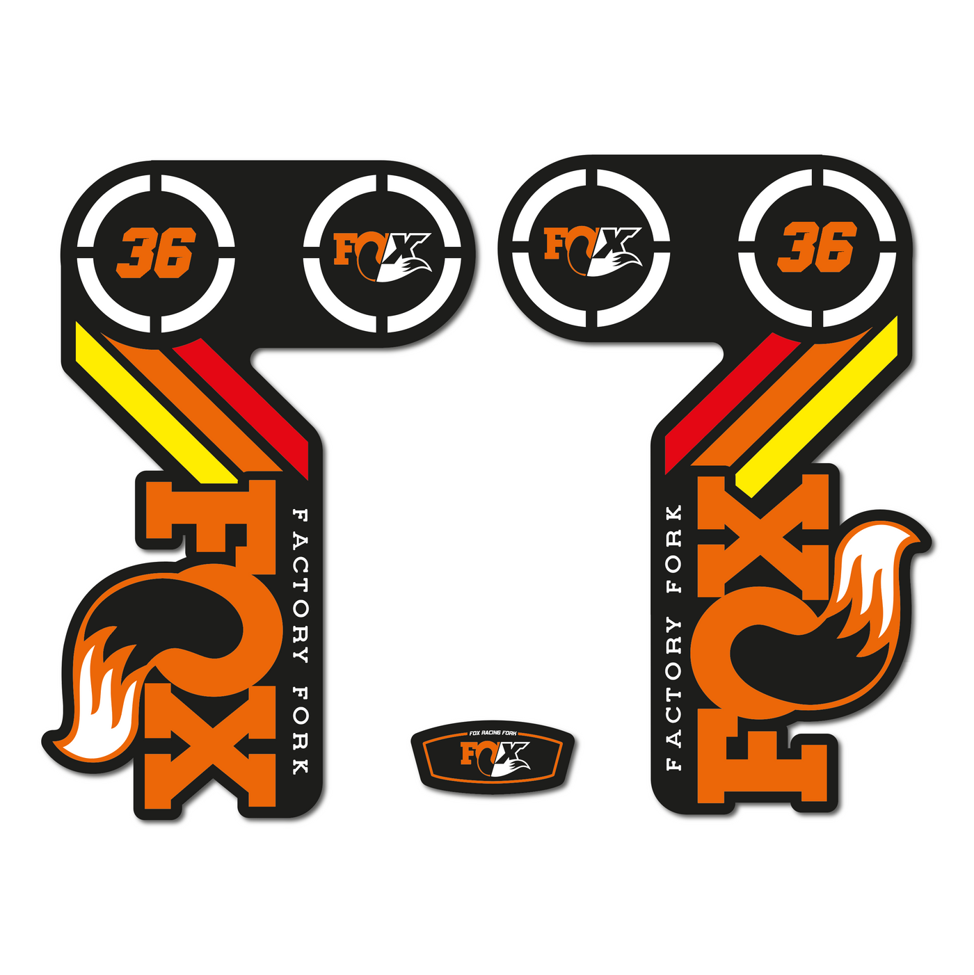 AUTOCOLLANT FOURCHE FOX 36 FACTORY 2015