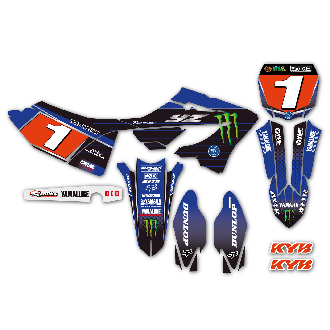 KIT DECO YAMAHA 2 MONSTER
