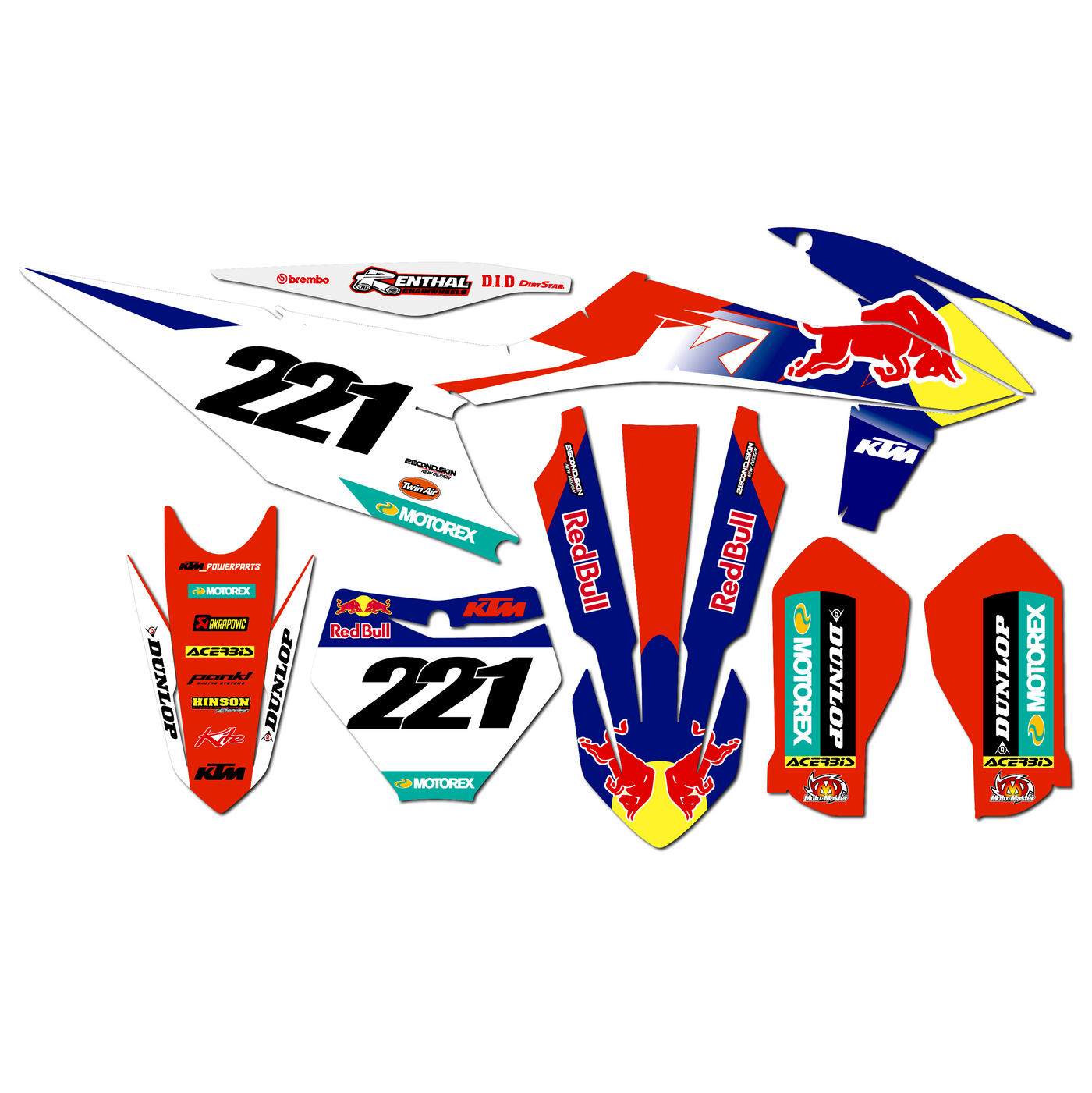 KIT DECO KTM 11 REDBULL