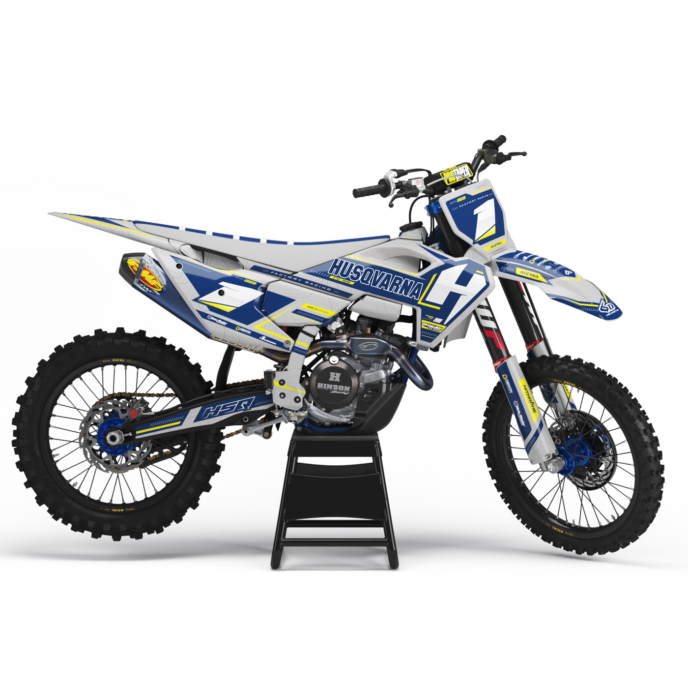 KIT DECO HUSQVARNA 1 GRIS BLEU