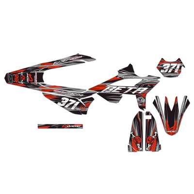 KIT DECO BETA 7 GRIS ROUGE