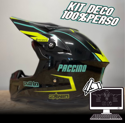 KIT DECO 100% PERSO CASQUE