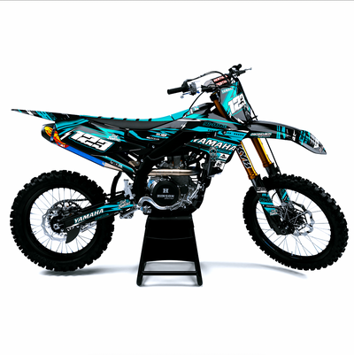 KIT DECO YAMAHA 22 TURQUOISE 123