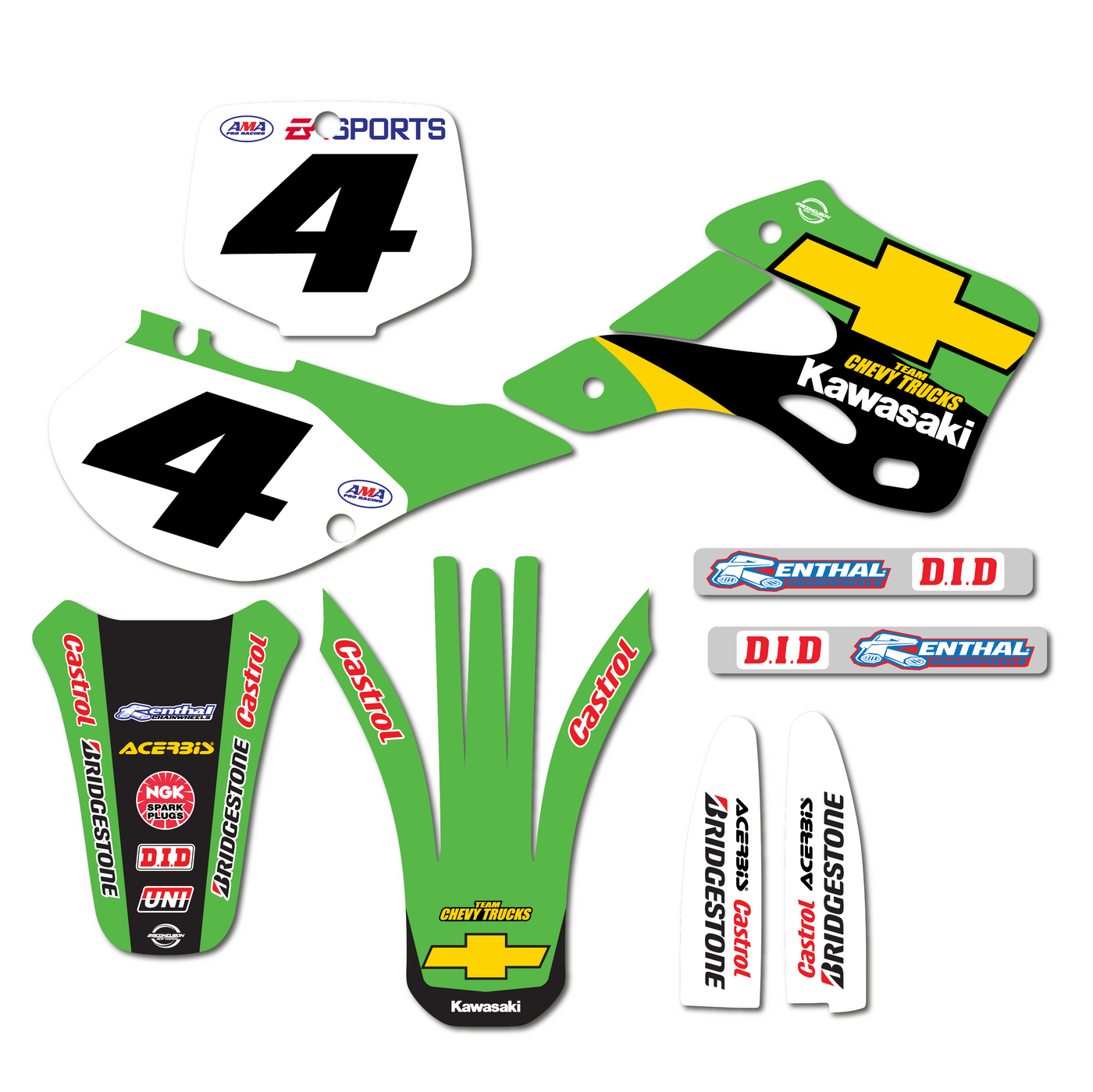 KIT DECO KAWASAKI 16 CHEVY TRUCKS CARMICHAEL