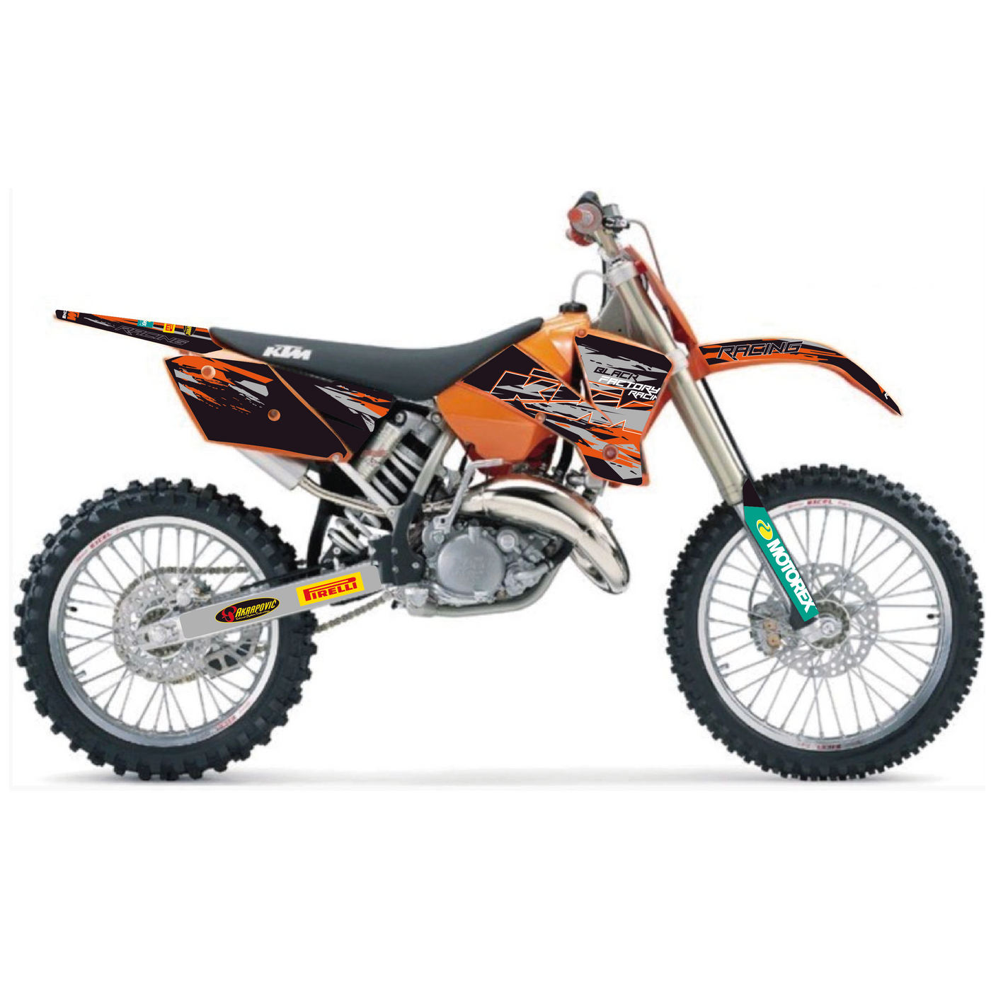 KIT DECO ORIGINE KTM BLACK FACTORY RACING