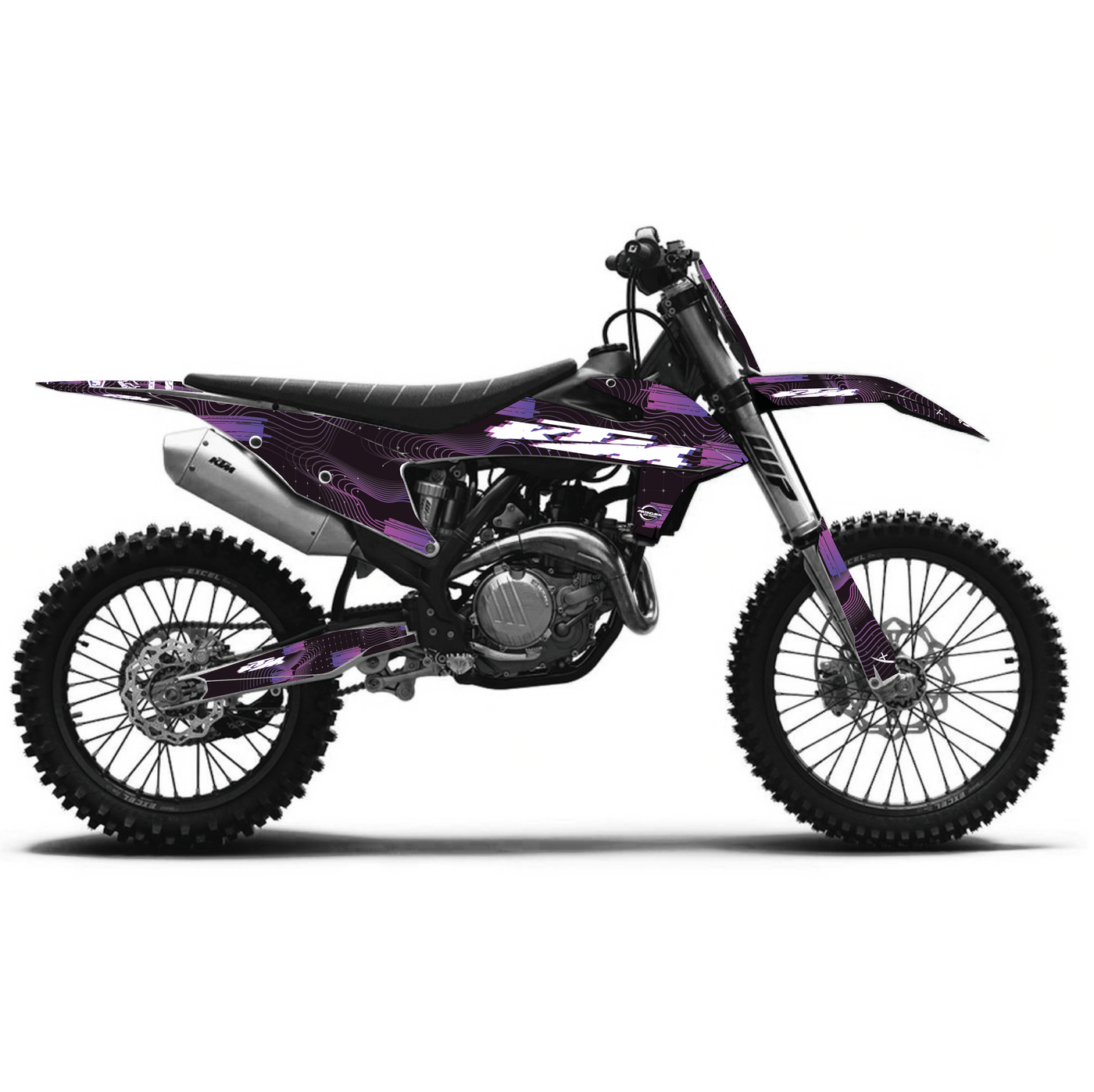 KIT DECO KTM 21 GLITCH PURPLE