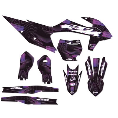 KIT DECO KTM 21 GLITCH PURPLE