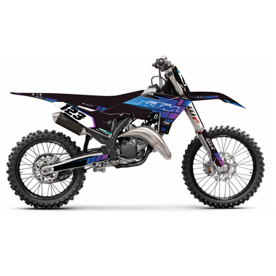 KIT DECO KTM 27 VIOLET BLEU