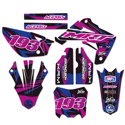 KIT DECO RIEJU 6 MRT VIOLET BLEU