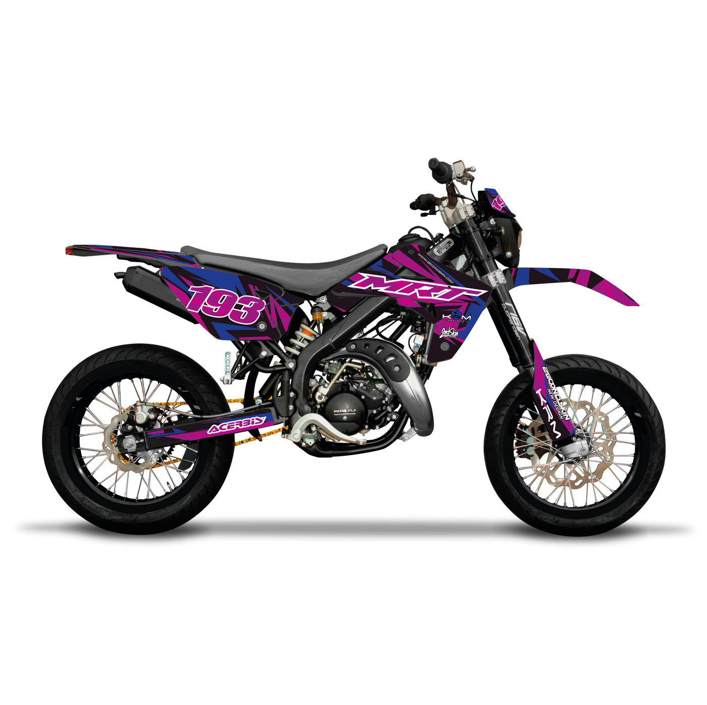KIT DECO RIEJU 6 MRT VIOLET BLEU