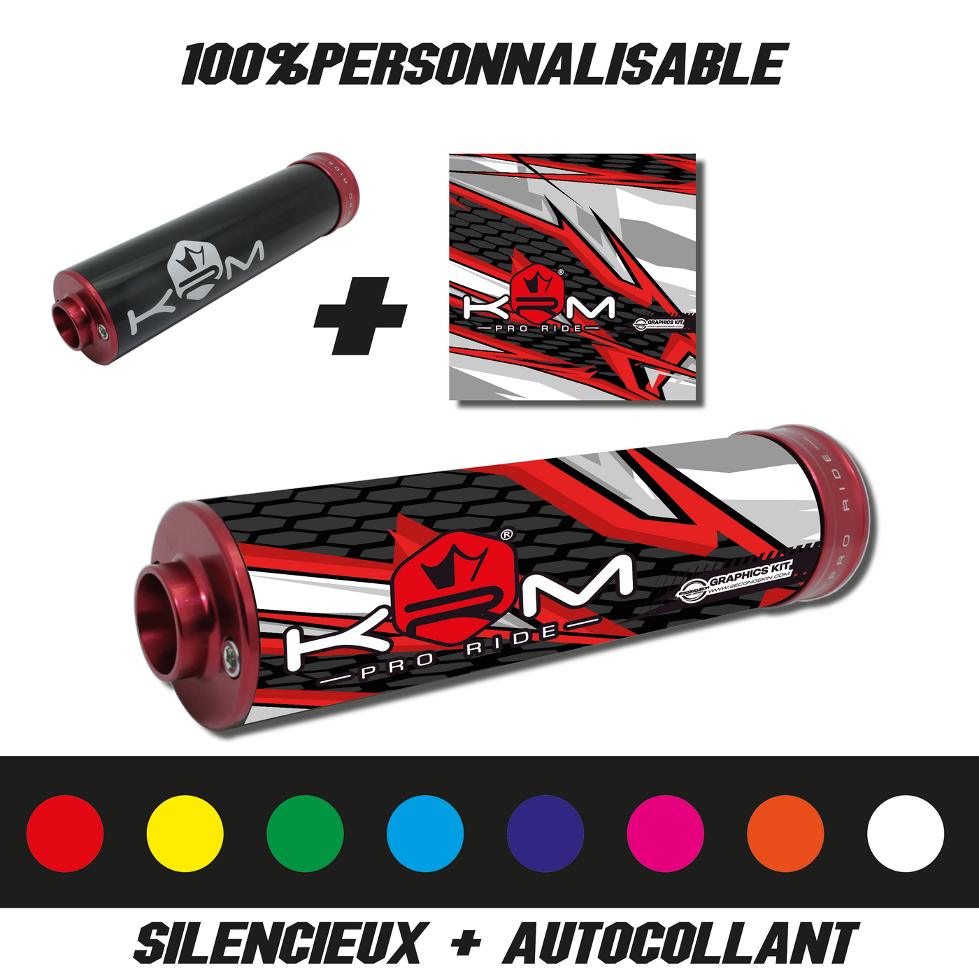 100% PERSO SILENCIEUX KRM + DECO