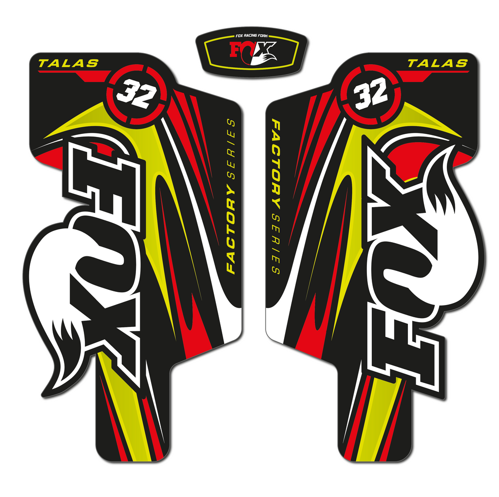 Implant Autocollants compatibles avec Fourche Bici Fox 38 Factory Step