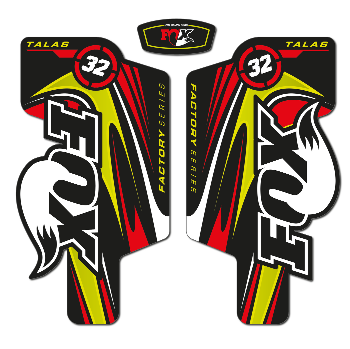 AUTOCOLLANT FOURCHE FOX 32 TALAS FACTORY2014
