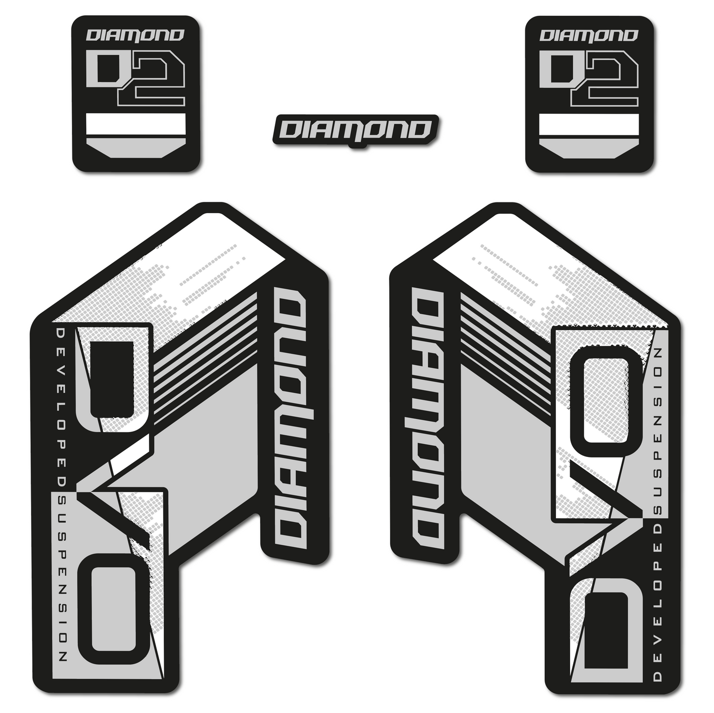 AUTOCOLLANT FOURCHE DIAMOND DVO D2