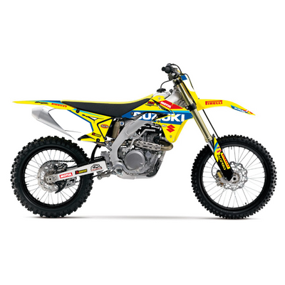 KIT DECO SUZUKI 10 YELLOW BLUE RED