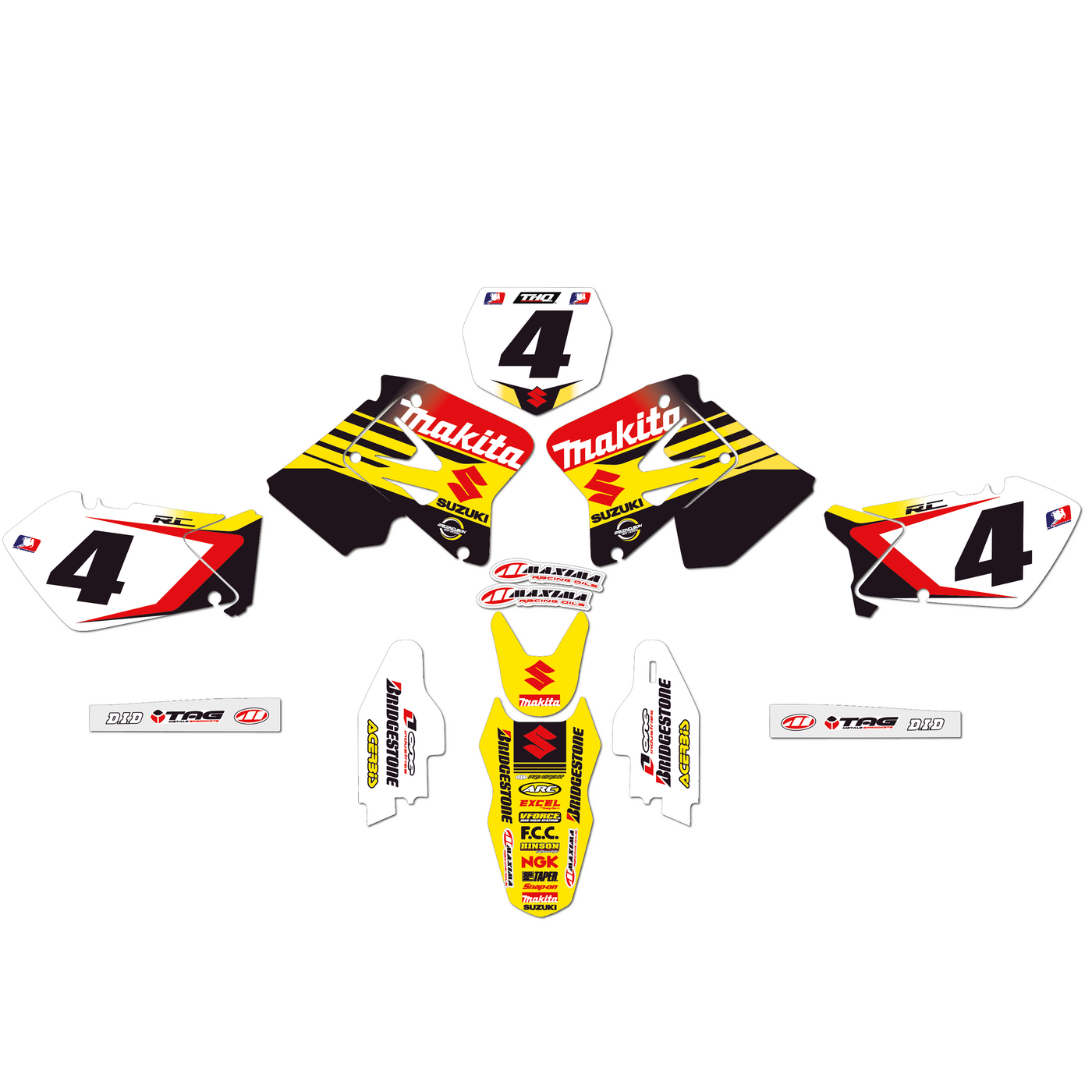 KIT DECO SUZUKI 11 CARMICHAEL RM