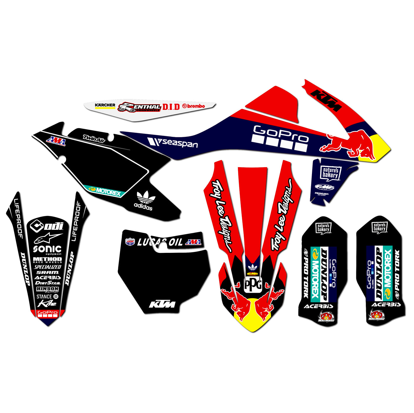 KIT DECO KTM 13 REDBULL